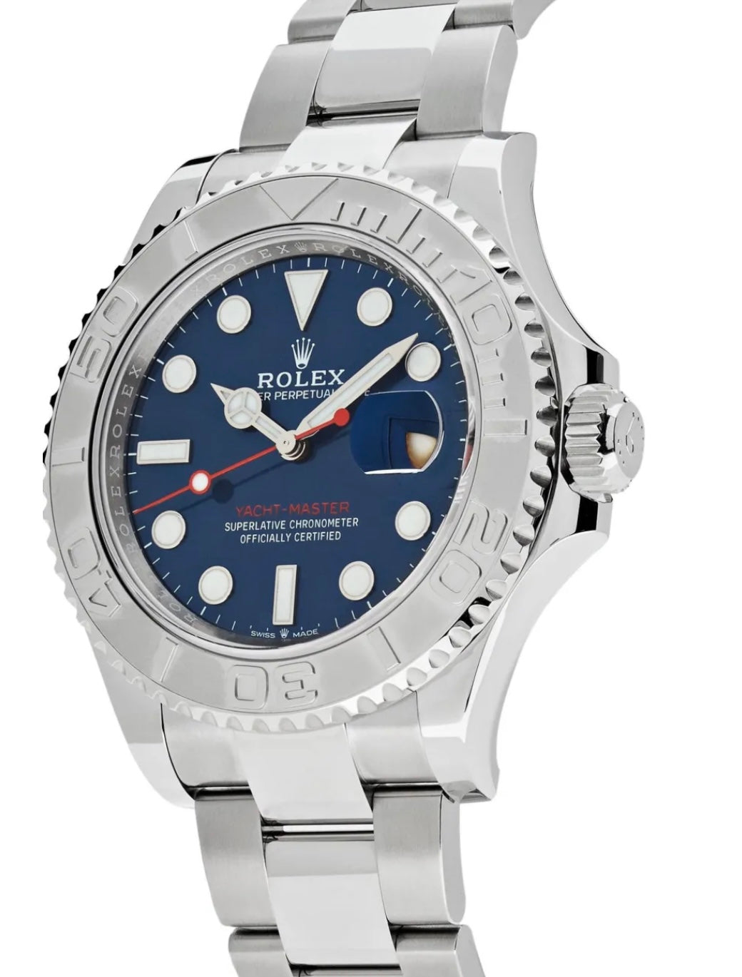 ROLEX YACHT MASTER BLUE