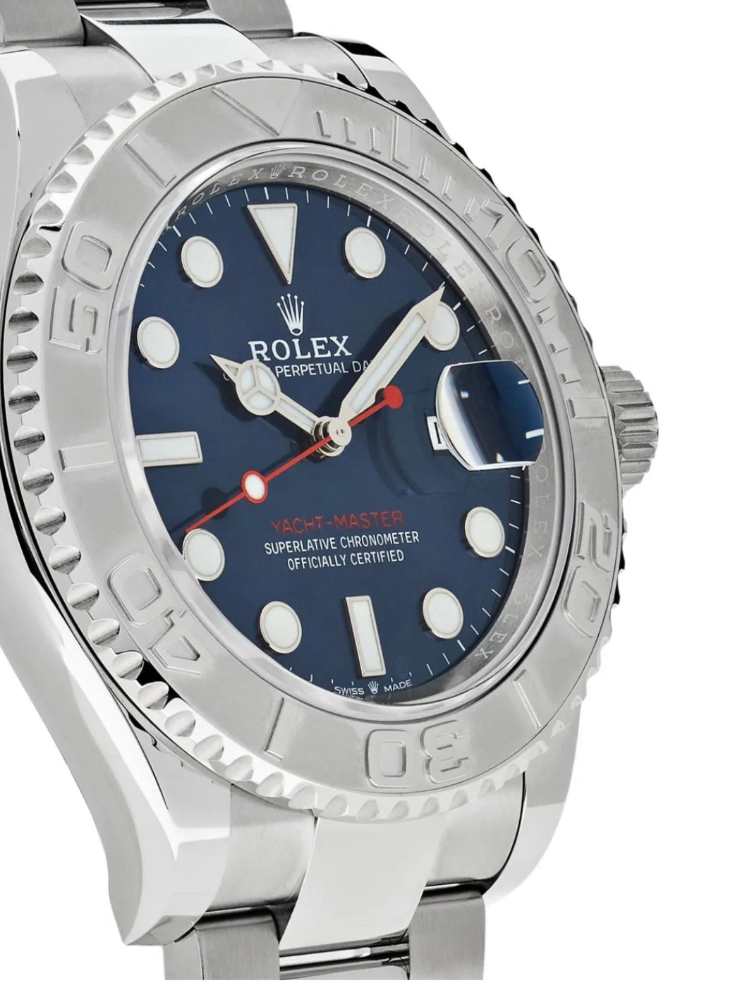 ROLEX YACHT MASTER BLUE